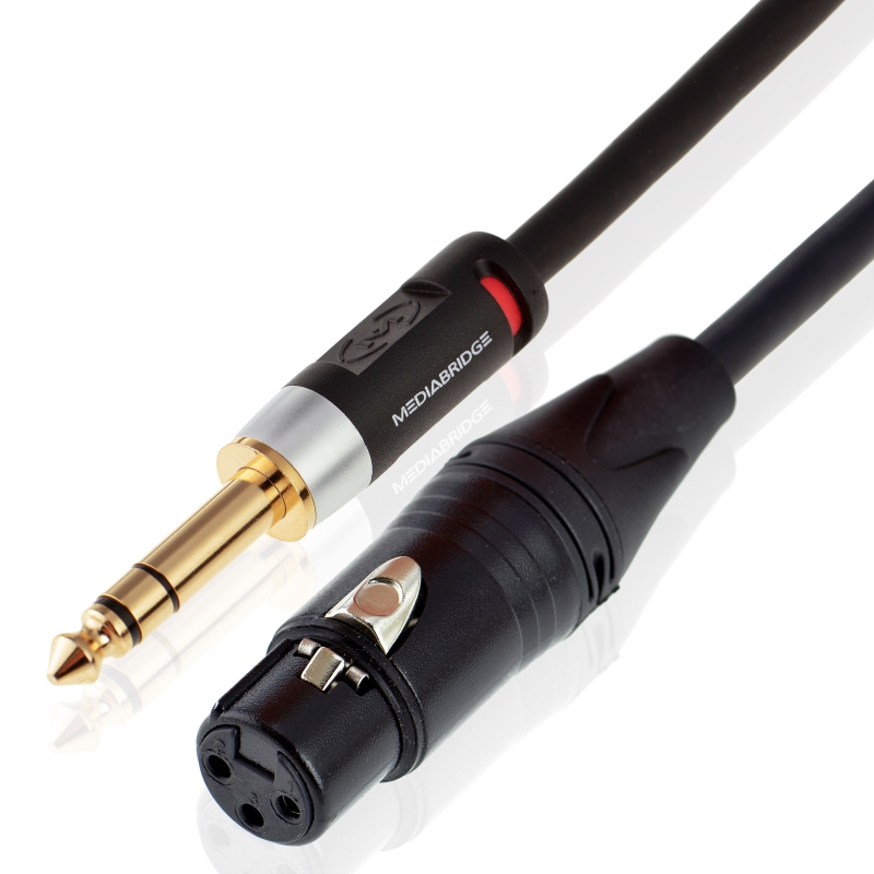 Ultra Series XLR Female to 1/4 Inch TRS Cable (3 Feet)
